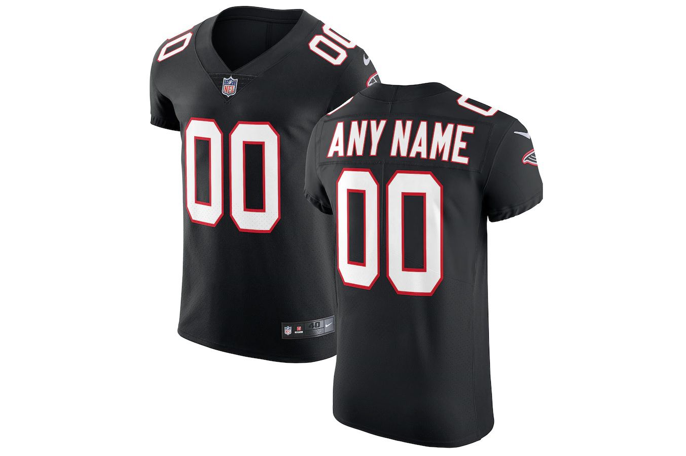 Men Atlanta Falcons Nike Black Vapor Untouchable Elite Custom NFL Jersey